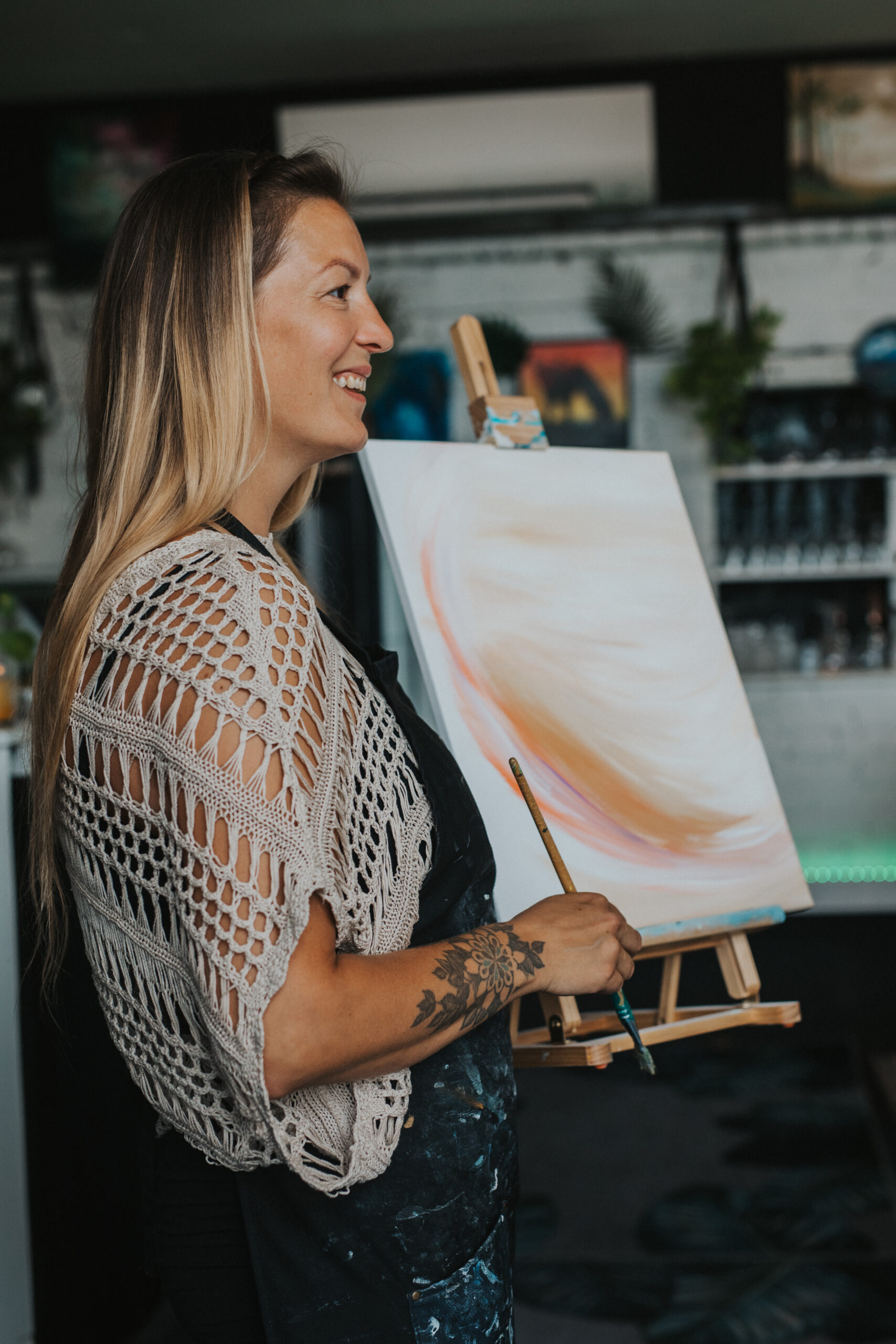 Galeriide Öö vol 17 - avatud uksed, struktuurmaali töötuba, pidu - Image 4